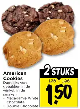 Vomar Voordeelmarkt American Cookies aanbieding