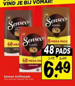 Vomar Voordeelmarkt Senseo Koffiepads aanbieding