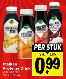 Vomar Voordeelmarkt Melkan Proteïne Drink aanbieding