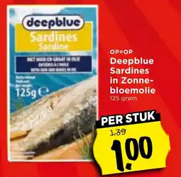 Vomar Voordeelmarkt Deepblue Sardines aanbieding