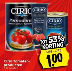 Vomar Voordeelmarkt Alle Cirio Tomaten-producten aanbieding