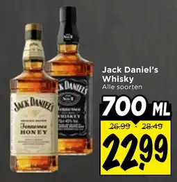 Vomar Voordeelmarkt Jack Daniel's Whisky aanbieding