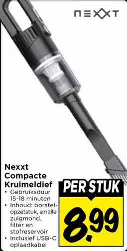 Vomar Voordeelmarkt Nexxt Compacte Kruimeldief aanbieding