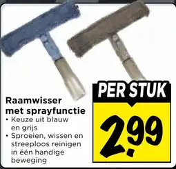 Vomar Voordeelmarkt Raamwischer met sprayfunctie aanbieding
