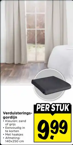Vomar Voordeelmarkt Verduisterings-gordijn aanbieding