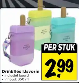 Vomar Voordeelmarkt Drinkfles IJsvorm aanbieding