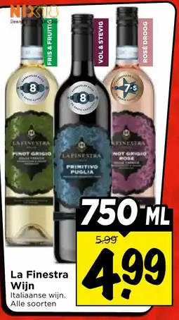 Vomar Voordeelmarkt La Finestra Wijn aanbieding