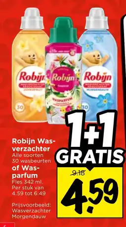 Vomar Voordeelmarkt Robijn Wasverzachter aanbieding
