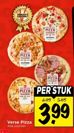 Vomar Voordeelmarkt Alle Verse Pizza aanbieding
