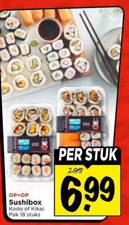 Vomar Voordeelmarkt Sushibox aanbieding