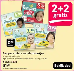 Etos Pampers luiers en luierbroekjes aanbieding