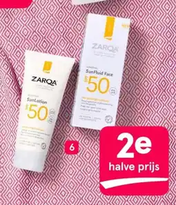 Etos ZARQA zonbescherming en aftersun aanbieding