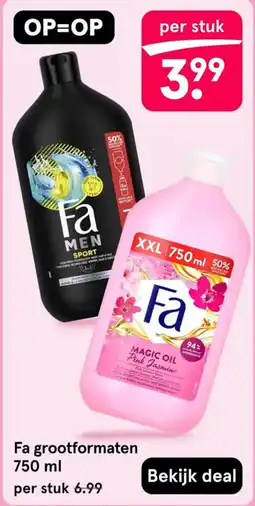 Etos Fa grootformaten aanbieding