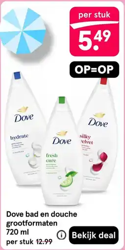 Etos Dove bad en douche grootformaten aanbieding