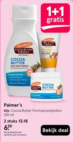 Etos Palmer's Cocoa Butter Formula bodylotion aanbieding