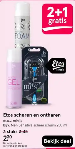 Etos Etos scheren en ontharen aanbieding