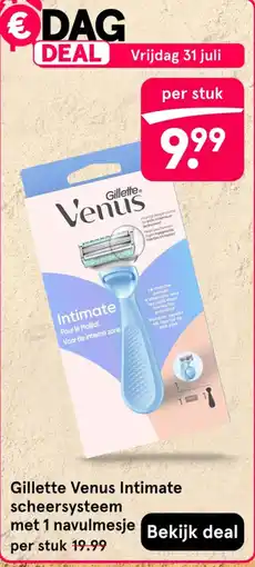 Etos Gillette Venus Intimate aanbieding