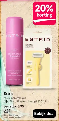 Etos Estrid the razor starter kit aanbieding