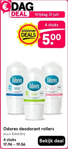 Etos Odorex deodorant rollers aanbieding