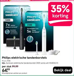 Etos Philips elektrische tandenborstels aanbieding