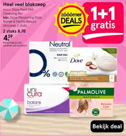 Etos Dove Plant Milk Cleansing Bar aanbieding