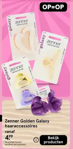 Etos Zenner Golden Galaxy haaraccessoires aanbieding