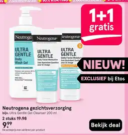 Etos Neutrogena gezichtsverzorging aanbieding