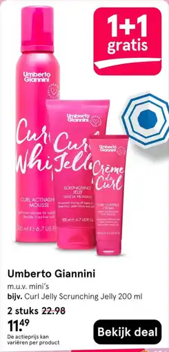 Etos Umberto Giannini Curl Jelly Scrunching Jelly 200 ml aanbieding