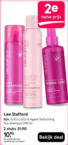 Etos Lee Stafford Dry shampoo 200 ml aanbieding