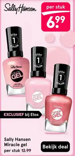 Etos Sally Hansen Miracle gel aanbieding