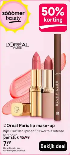 Etos L'Oréal Paris lip make-up aanbieding
