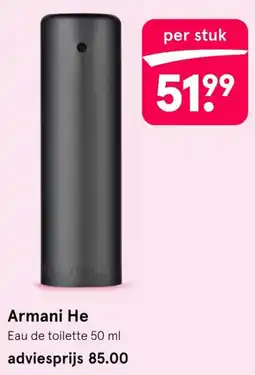 Etos Armani He aanbieding