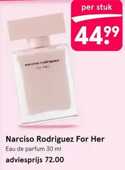 Etos narciso rodriguez for her aanbieding