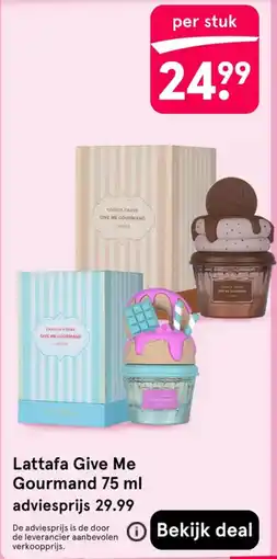 Etos Lattafa Give Me Gourmand aanbieding