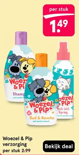 Etos Woezel & Pip verzorging aanbieding