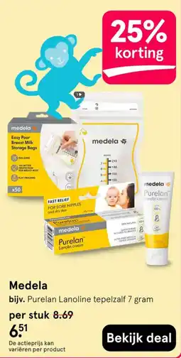 Etos Medela Purelan Lanoline tepelzalf 7 gram aanbieding