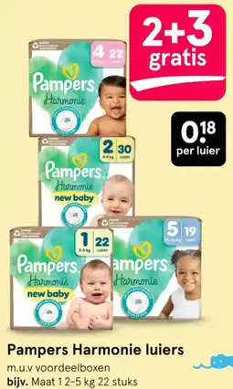 Etos Pampers Harmonie luiers aanbieding