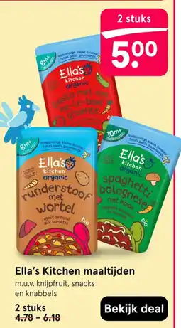 Etos Ella's Kitchen maaltijden aanbieding