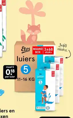 Etos Etos luiers aanbieding