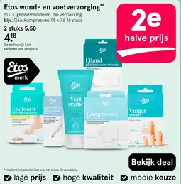 Etos Etos wond- en voetverzorging aanbieding