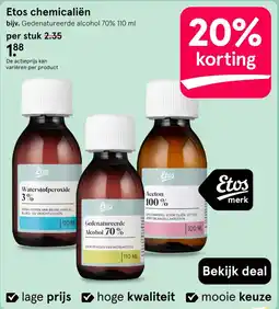 Etos Etos chemicaliën aanbieding