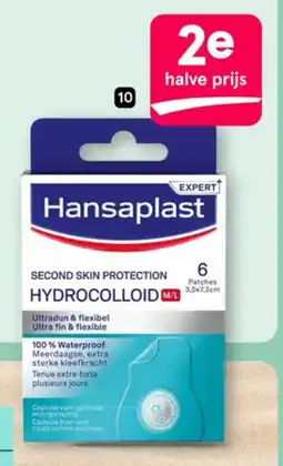 Etos Hansaplast Second Skin waterproof transparante pleisterstrips aanbieding