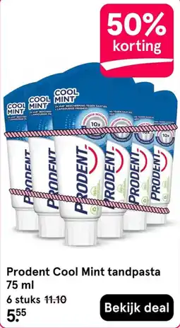 Etos Prodent Cool Mint tandpasta aanbieding