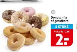 Hoogvliet Donuts mix of gesuikerd aanbieding