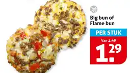 Hoogvliet Big bun of flame bun aanbieding