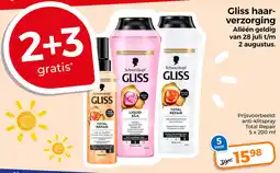 Trekpleister Gliss haarverzorging aanbieding