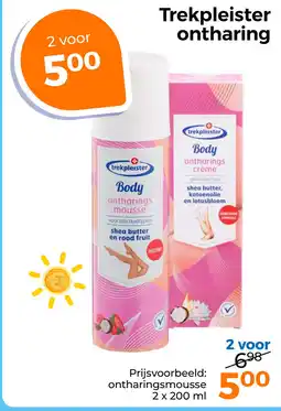 Trekpleister Trekpleister ontharing aanbieding