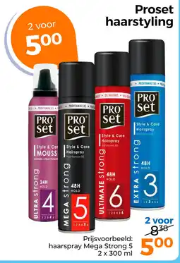 Trekpleister Proset haarstyling aanbieding