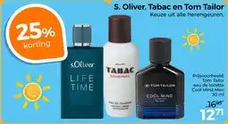 Trekpleister S. oliver, tabac en tom tailor aanbieding