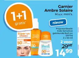 Trekpleister Garnier ambre solaire aanbieding